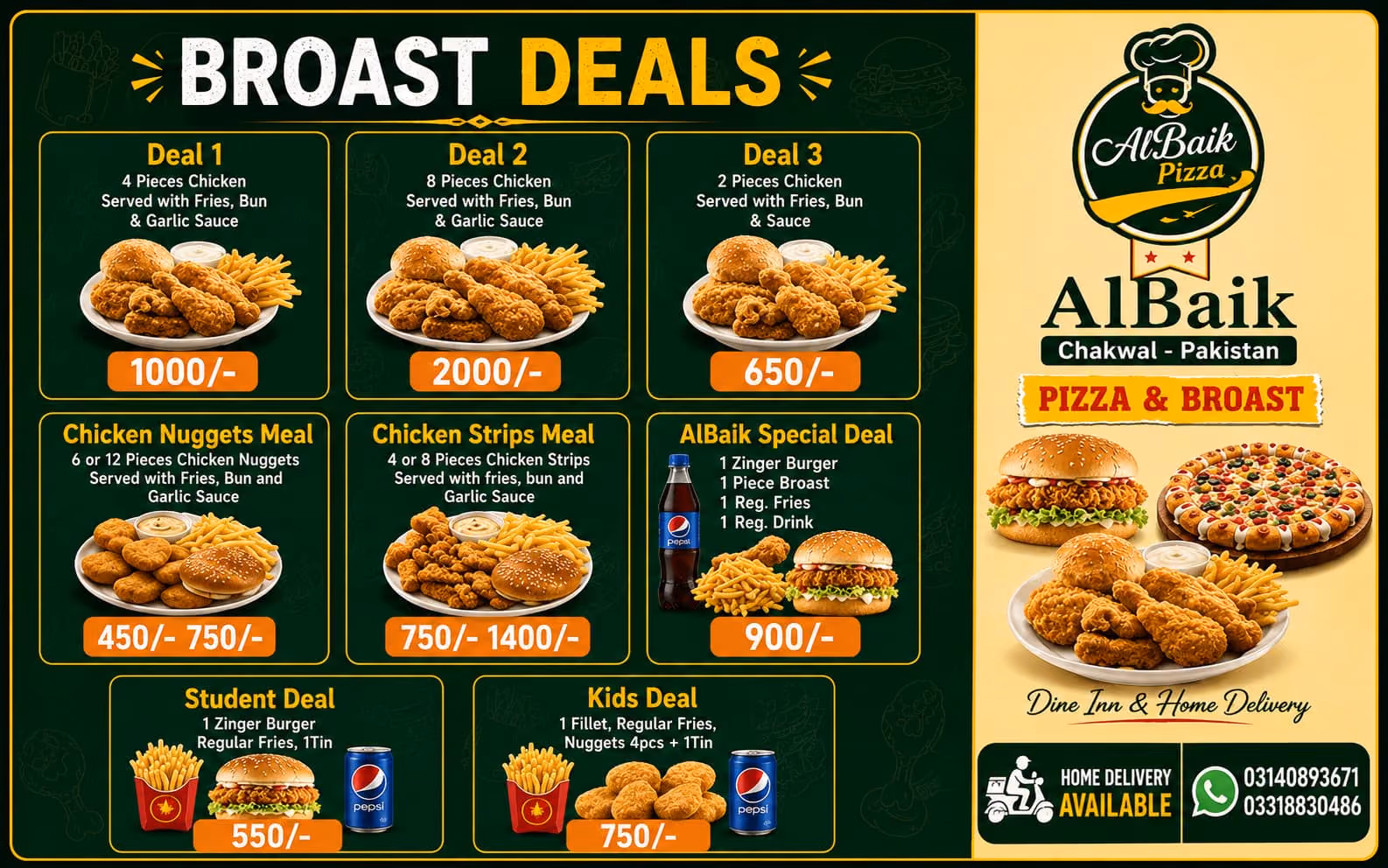 AlBaik Broast Deals