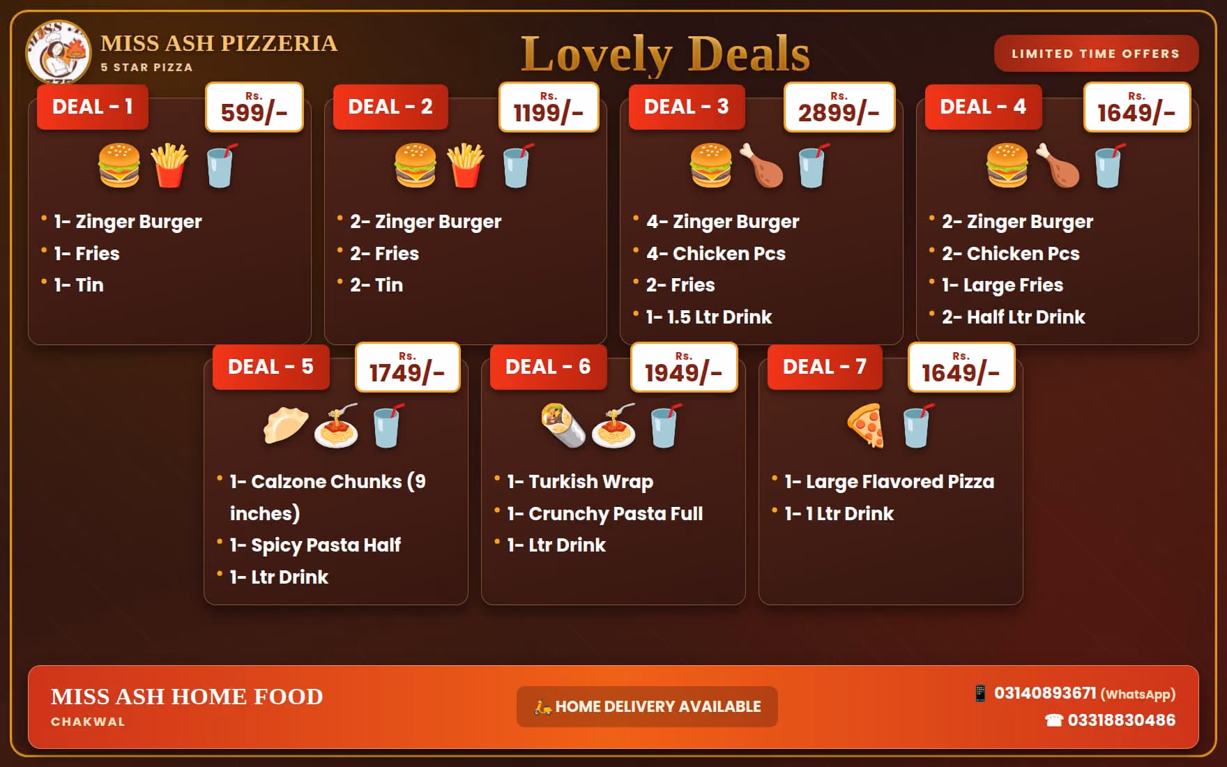 Miss Ash Deals 1–7