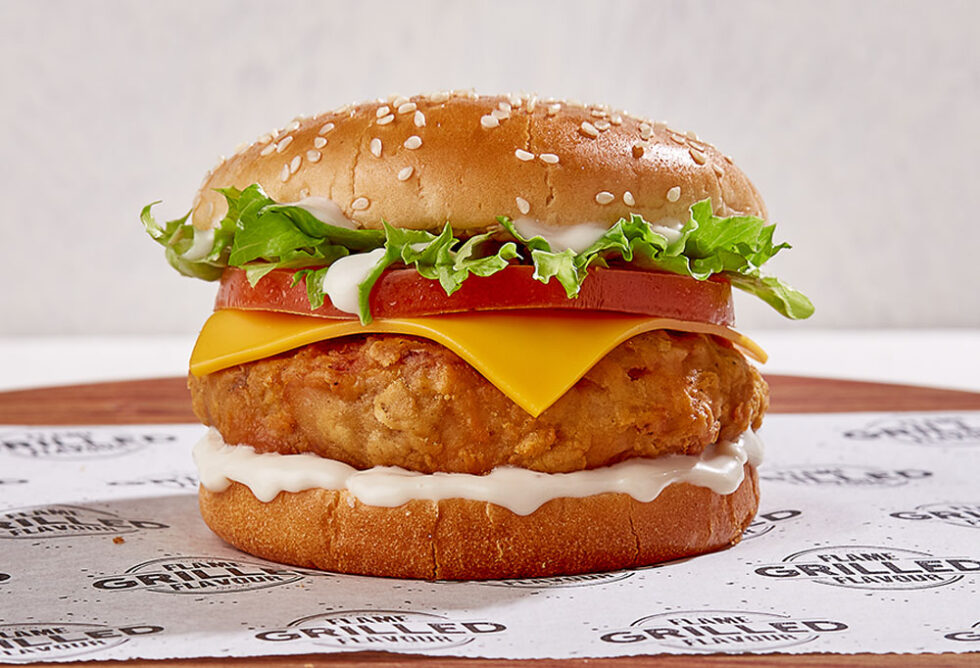 Chicken Cheese Patty Burger