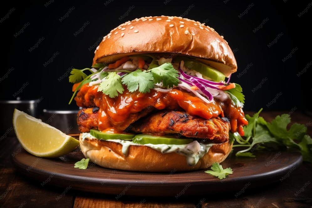 Chicken Tikka Burger