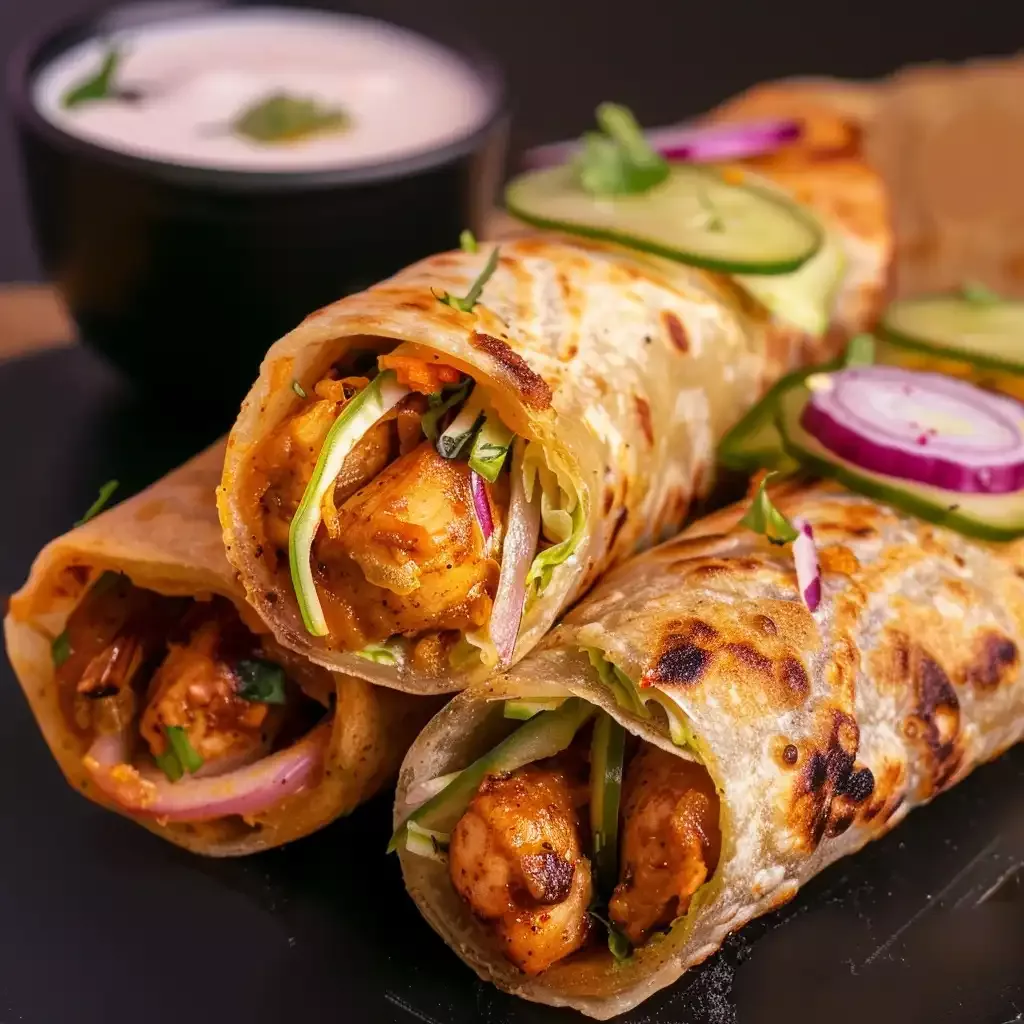 Tikka Paratha Roll