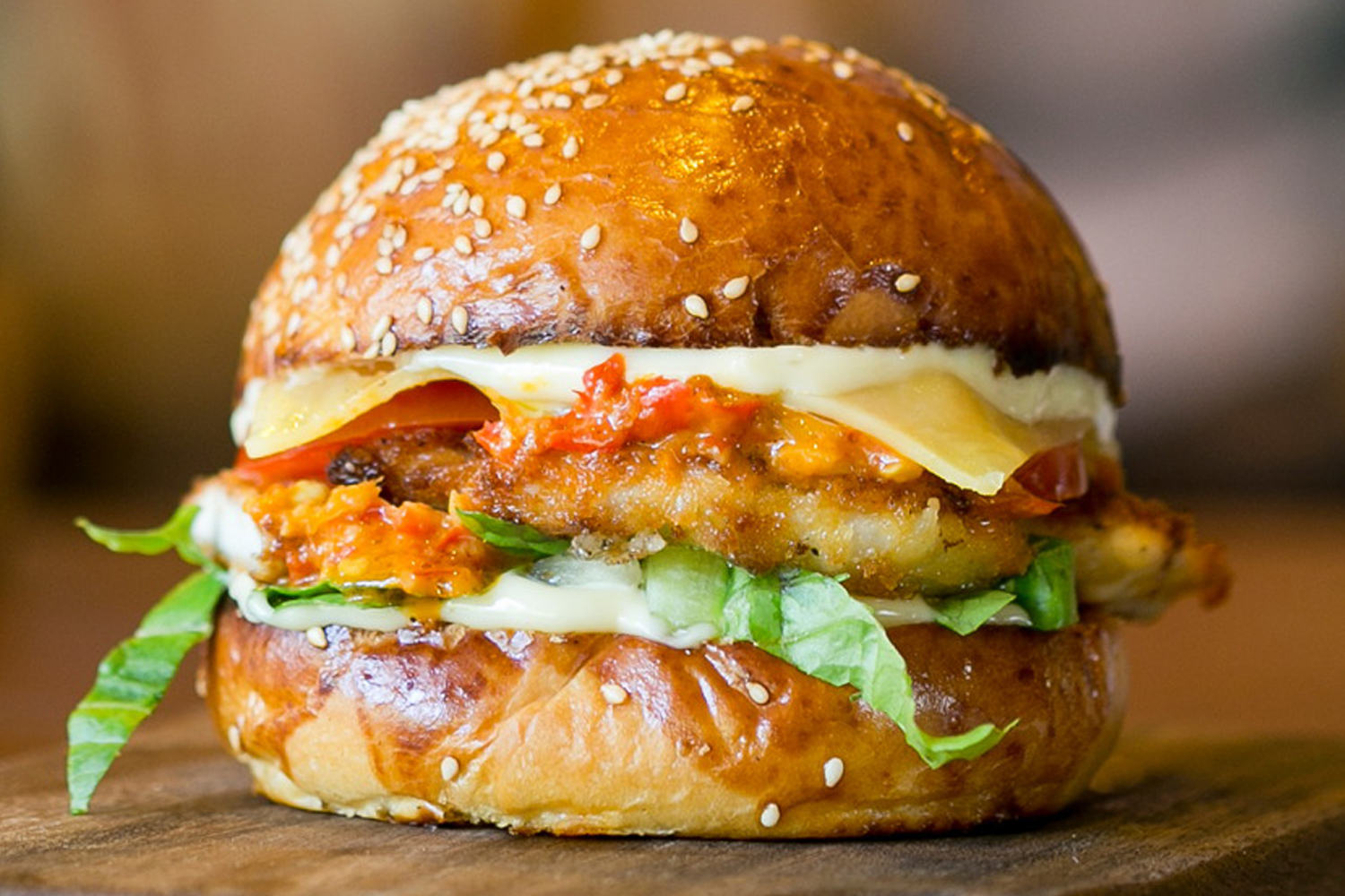 Chicken Cheese Burger