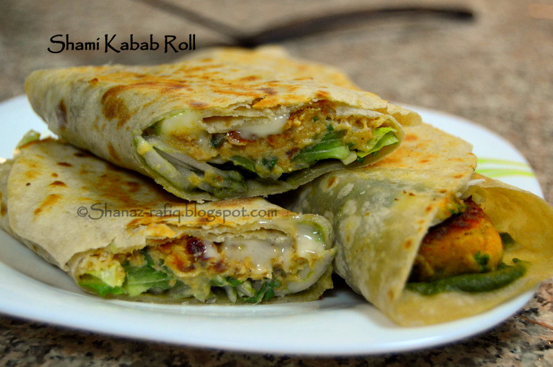 Shami Kabab Paratha Roll