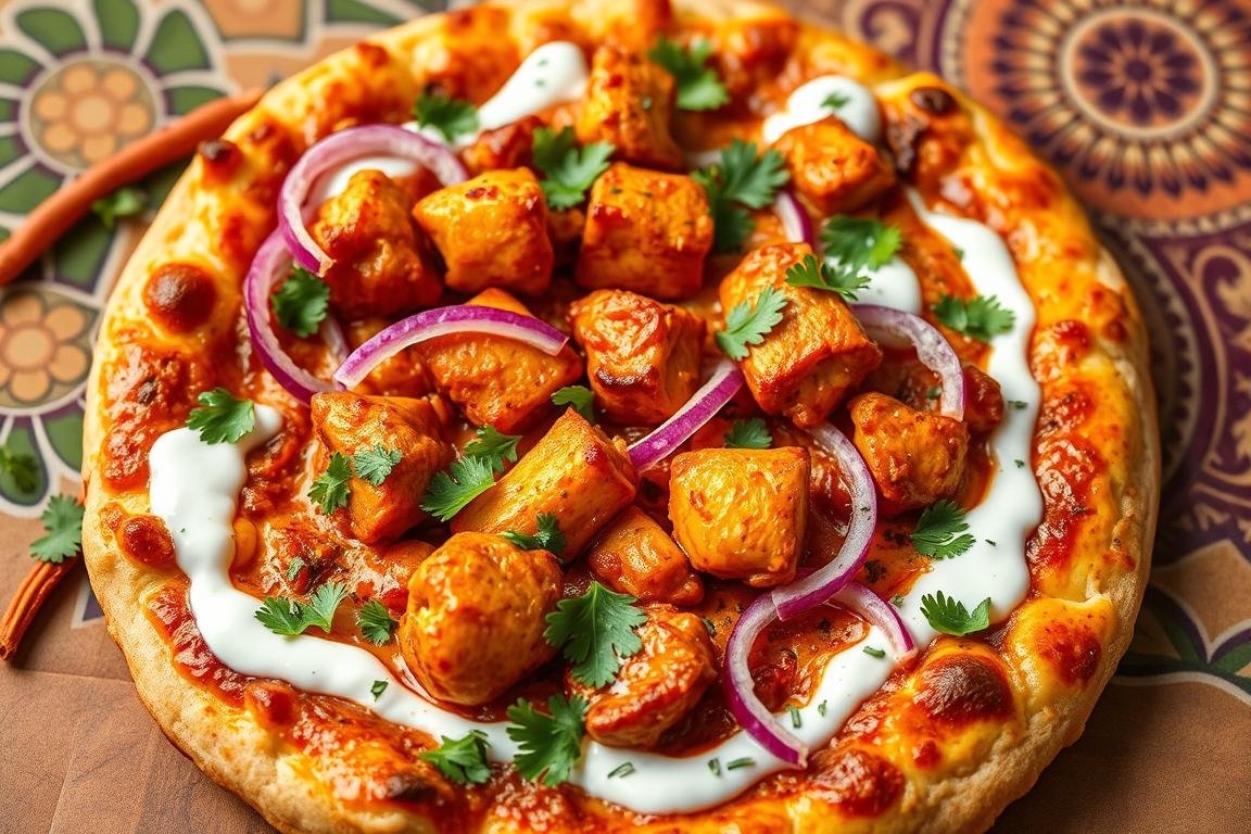 Chicken Tandoori Pizza