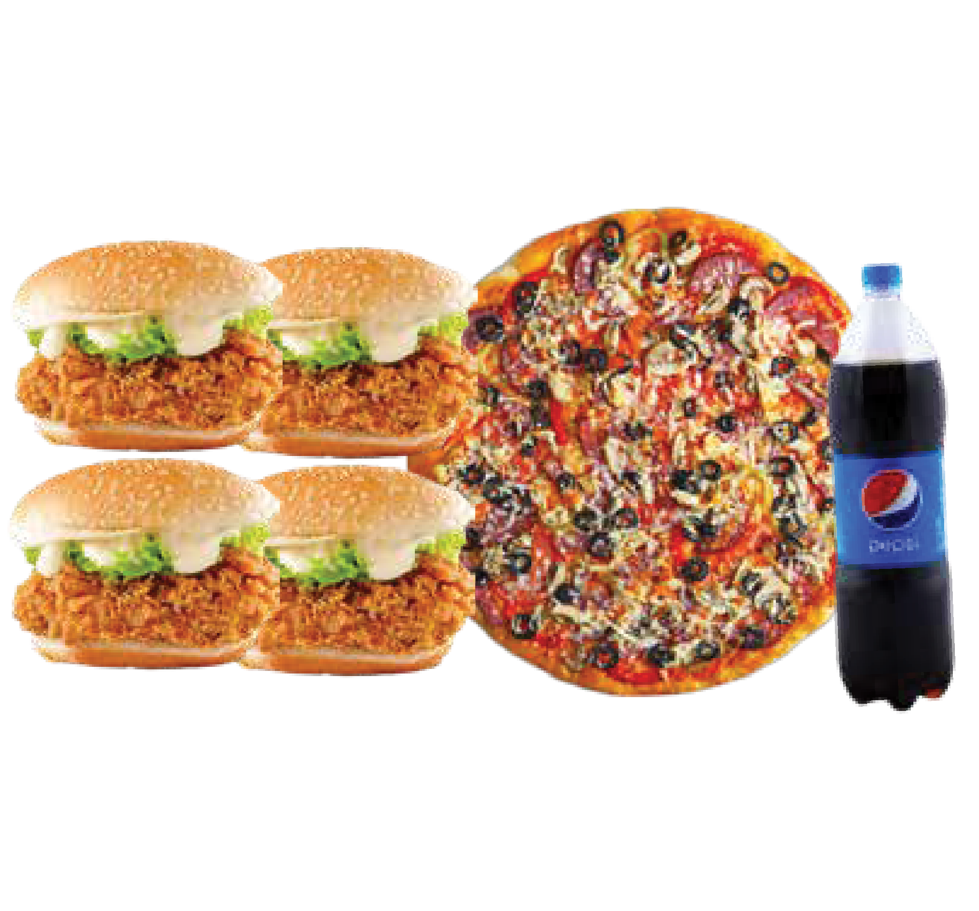 Pizza Zinger Burger