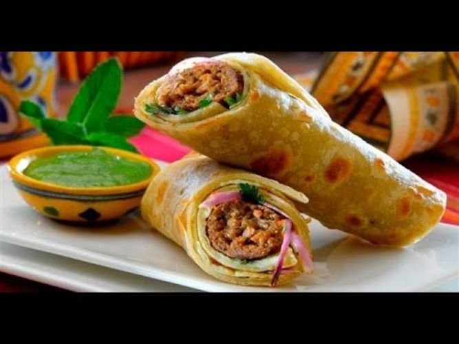 Chicken Kabab Cheese Roll