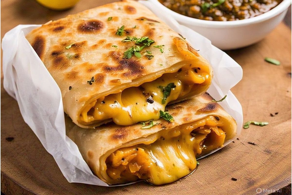 Roll Paratha Cheese