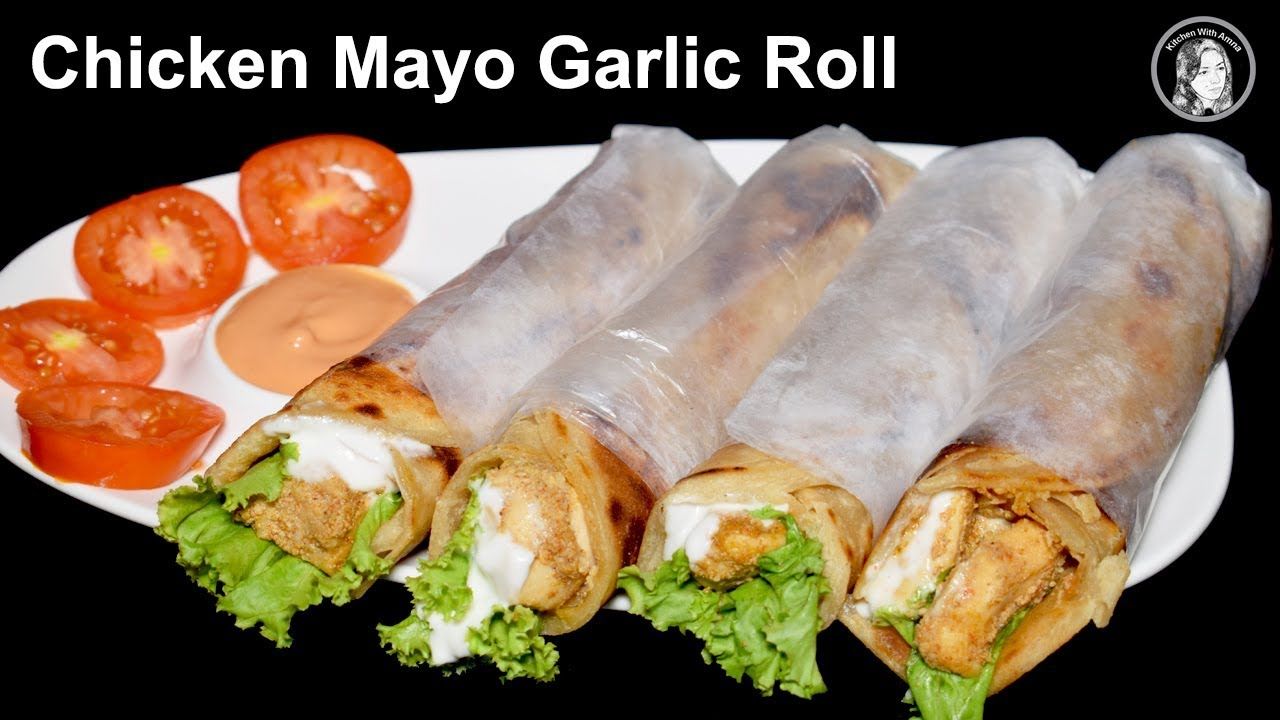 Chicken Jumbo Mayo Garlic Roll