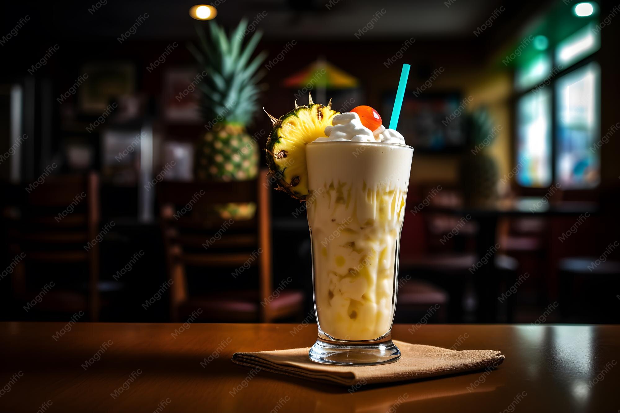 Pineapple Milk Shake