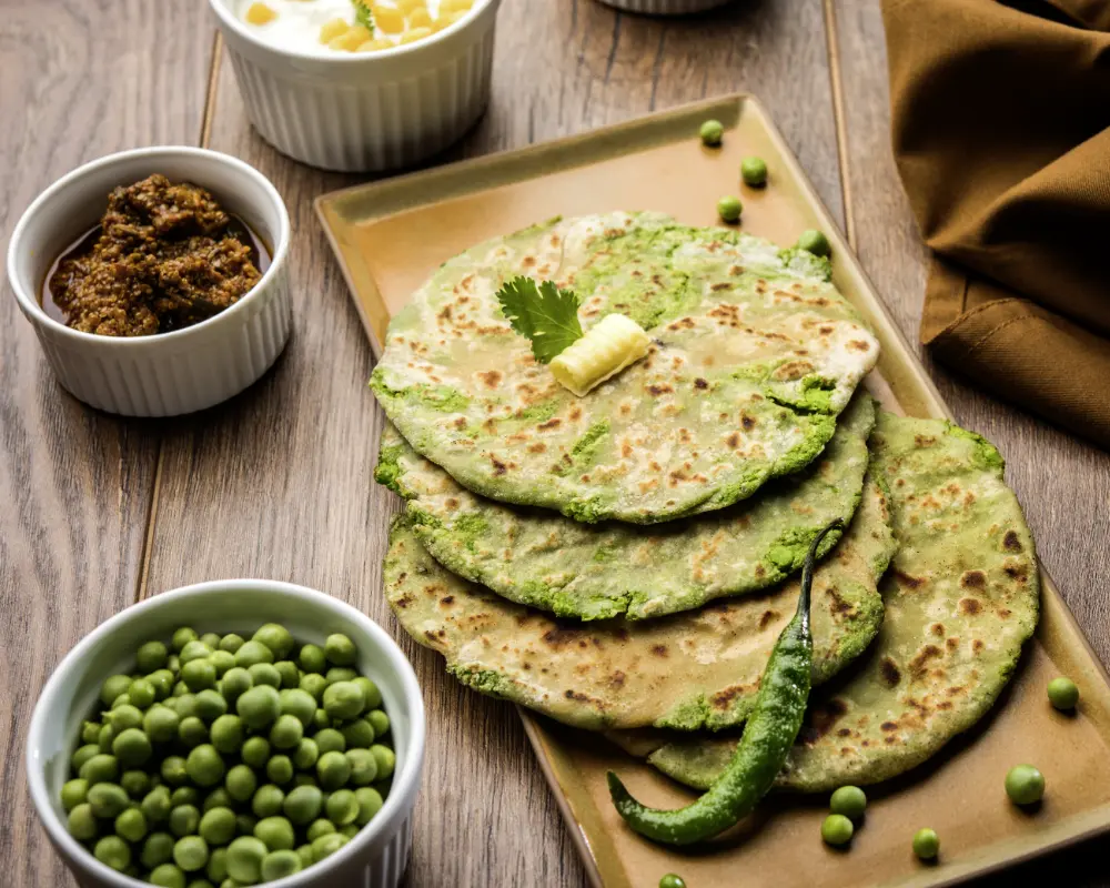 Special Peas Paratha