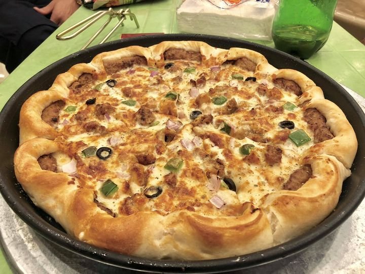 Kebab Crust Pizza