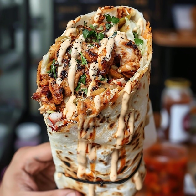 Chicken Cheese Shawarma
