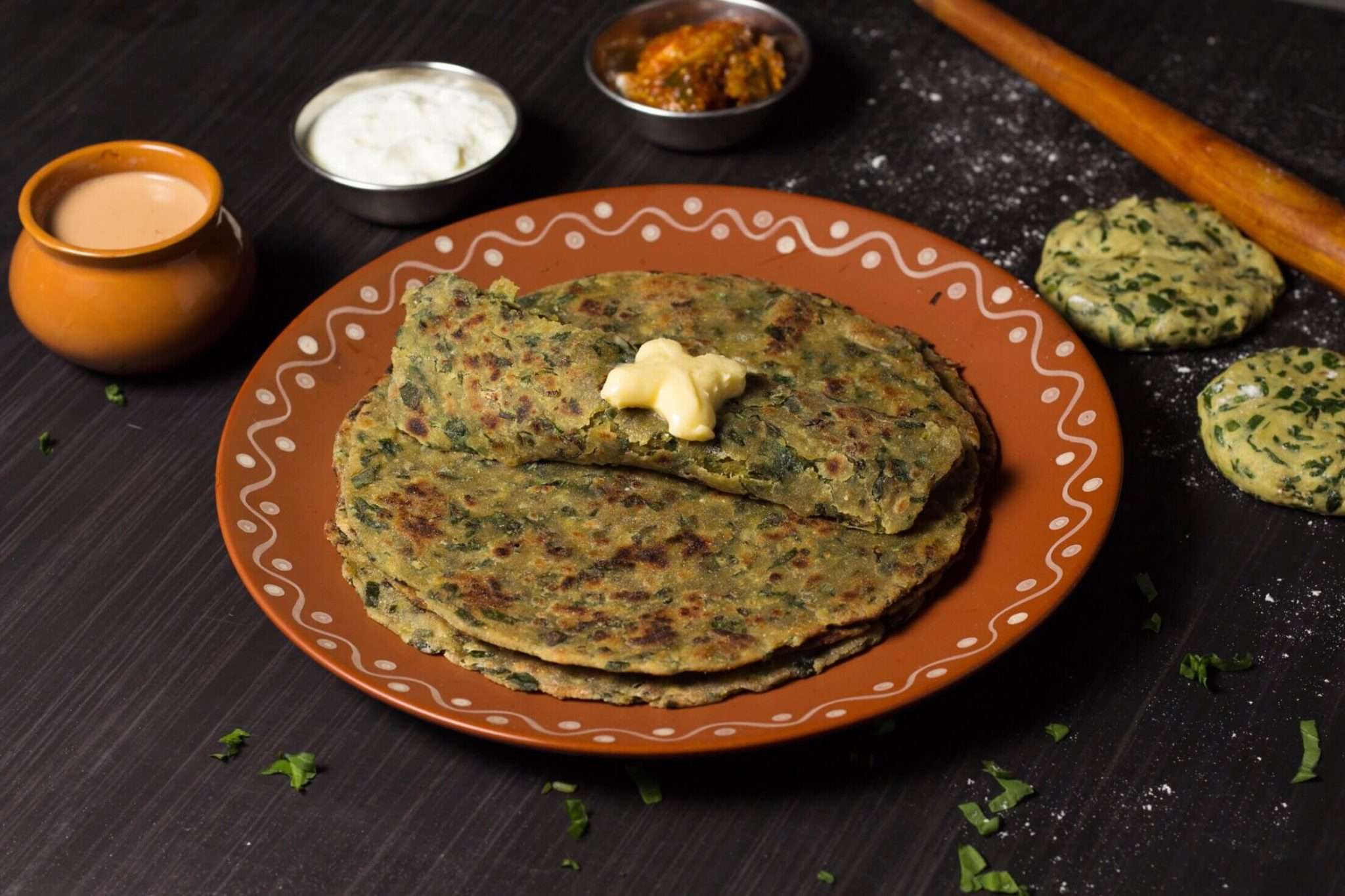 Saag Paratha