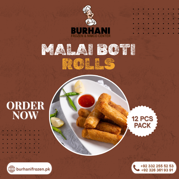 Malai Boti Roll (12 Pcs)