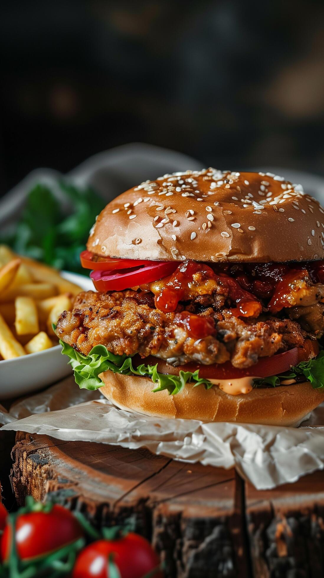 Unique Crispy Burger