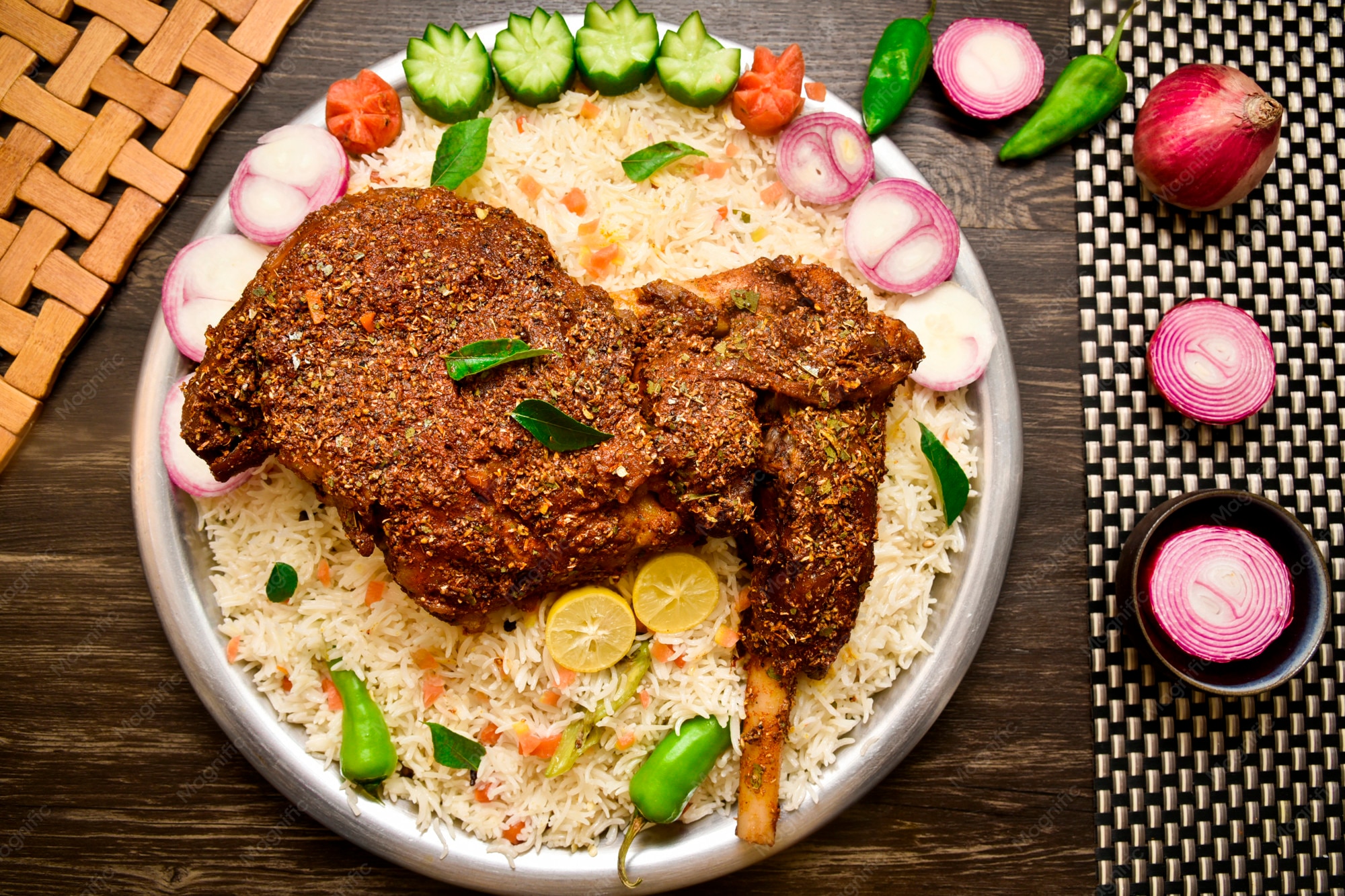 Mutton Mandi Platter