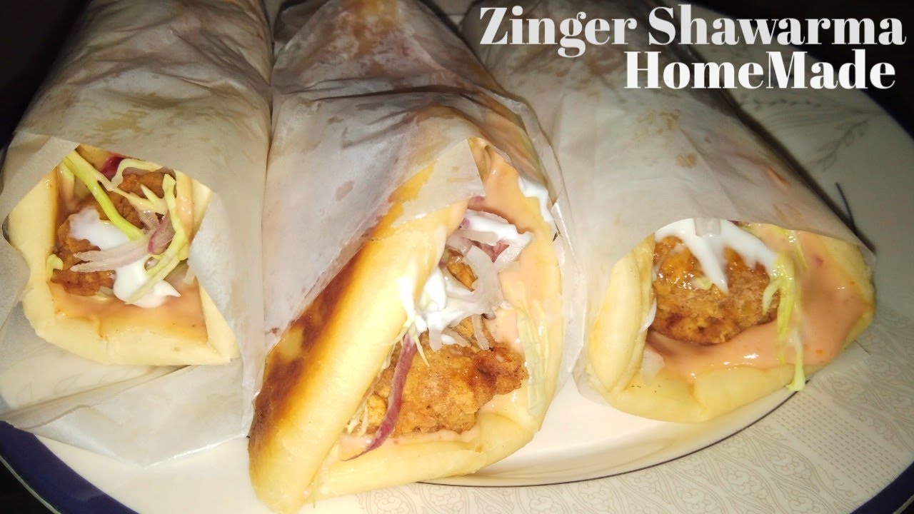 Chicken Zinger Shawarma