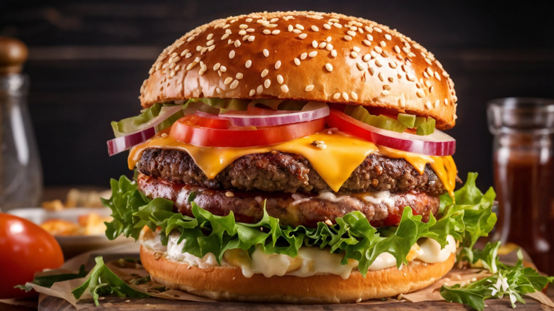 Double Decker Burger