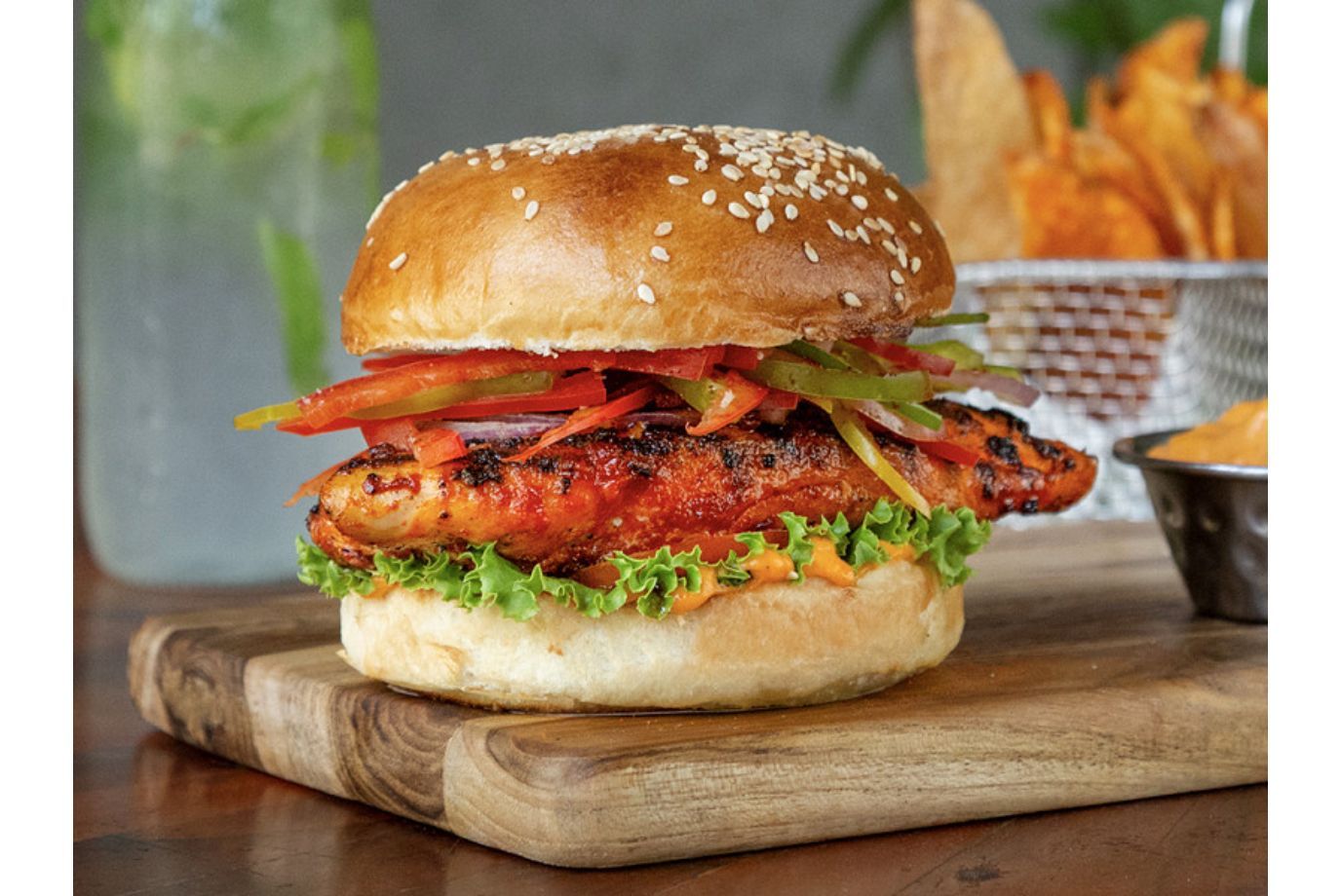 Peri Peri Grilled Burger