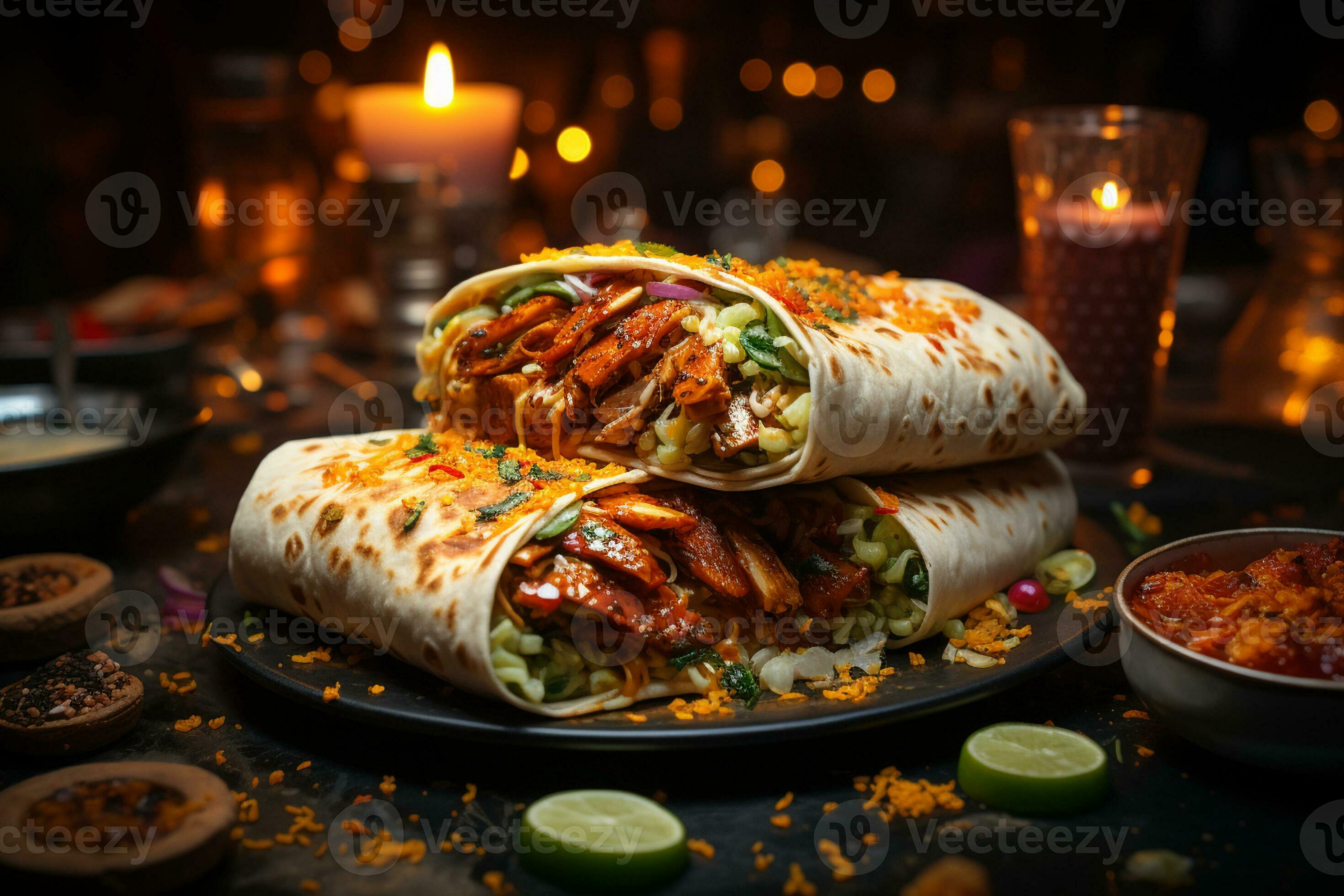 Molten Chicken Wrap