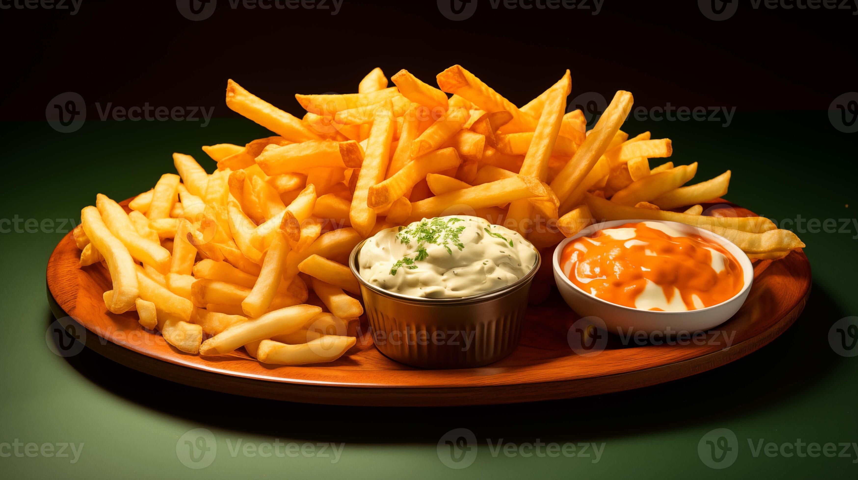 Fries Regular Large With Dip
