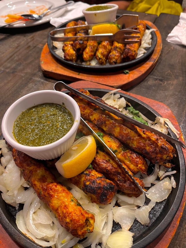 Chicken Seekh Kabab Karahi