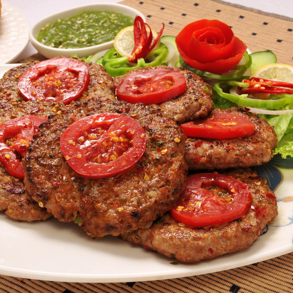 Chicken Chapli Kabab (12 Pcs)