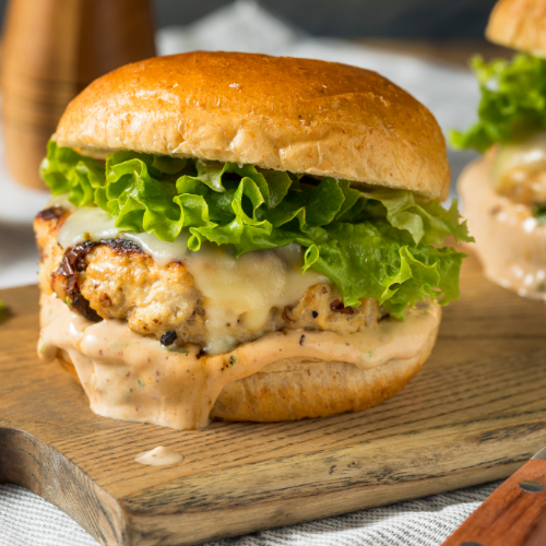 Chicken Patty Burger