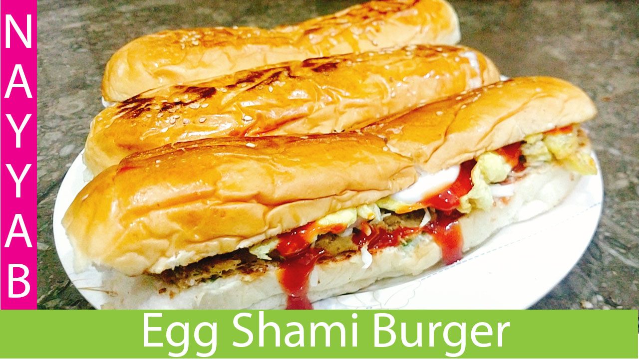 Double Egg Shami Burger