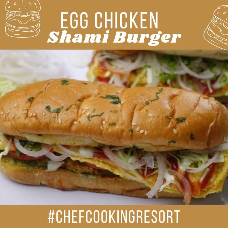 Egg Shami Burger