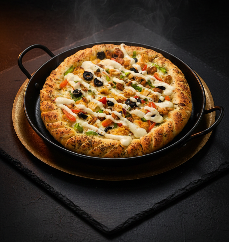 Kabab Crust Pizza